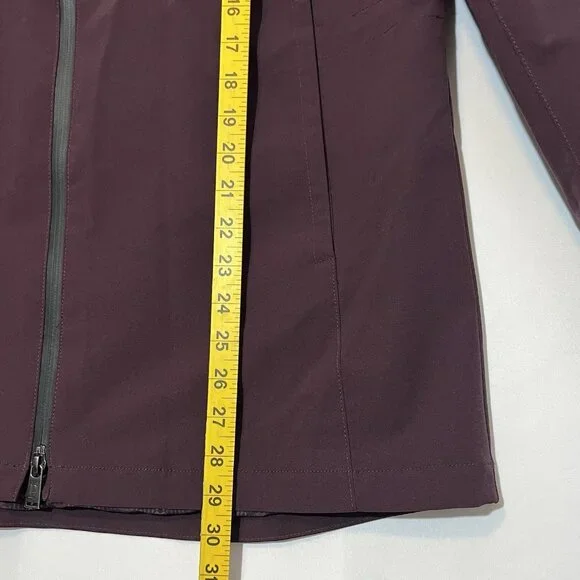 Pendleton Women's Tape Seam Hooded Rain Jacket Purple Medium Outdoor Winter Zip - Picture 8 of 12